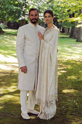 Rahim Al-Hussaini Aga Khan V and his wife